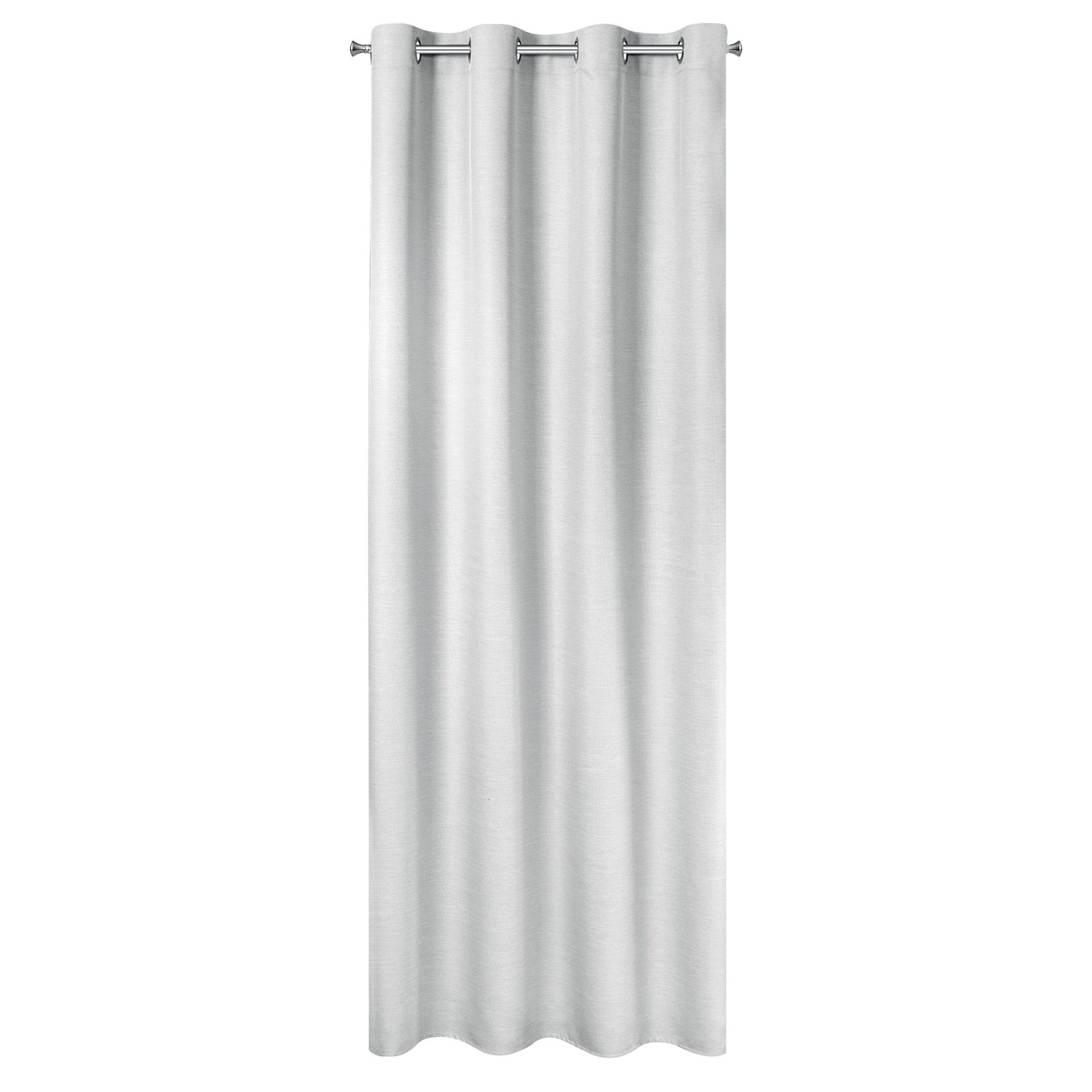 Perdea decorativa cu inele metalice, STYLE 140x250 cm, Eurofirany, Gri deschis