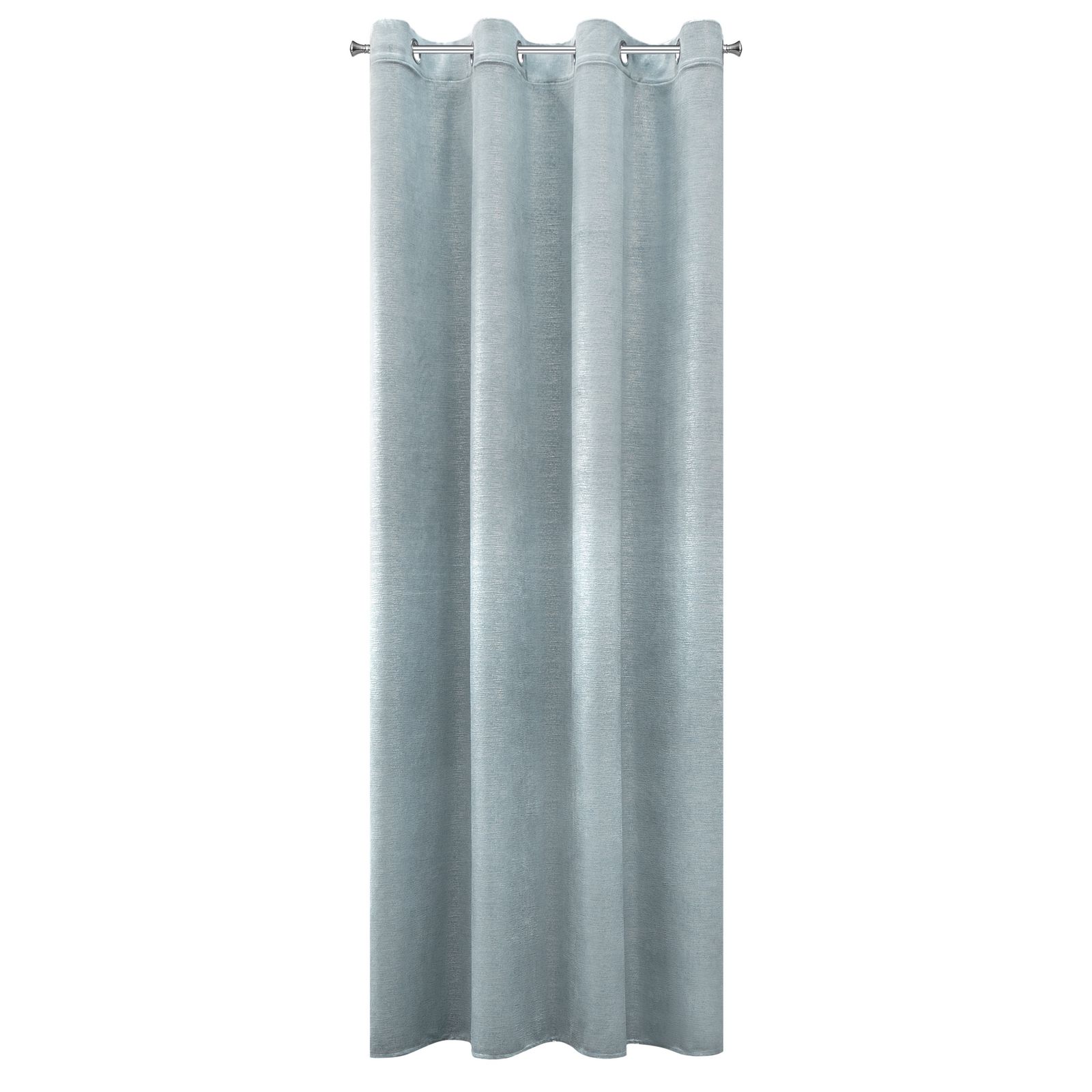 Perdea decorativa cu inele metalice, MABEL 140x250 cm, Eurofirany, Albastru