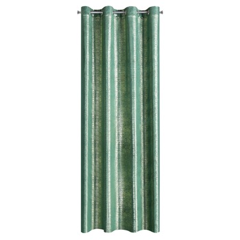 Perdea decorativa cu inele metalice, MABEL 140x250 cm, Eurofirany, Verde inchis Perdea decorativa cu inele metalice, MABEL 140x250 cm, Eurofirany, Verde inchis