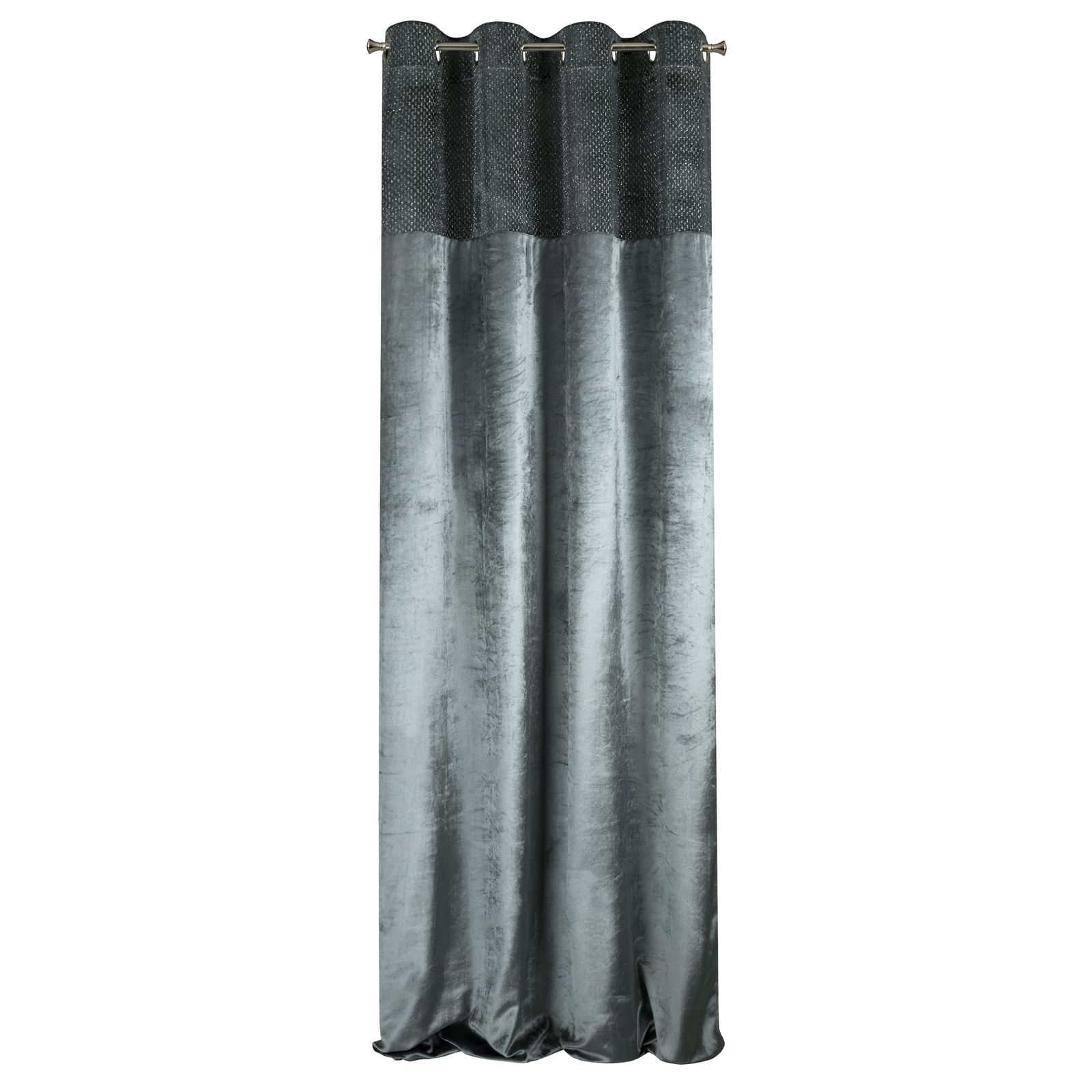 Perdea decorativa cu inele metalice, MADY 140x250 cm, Eurofirany, Grafit