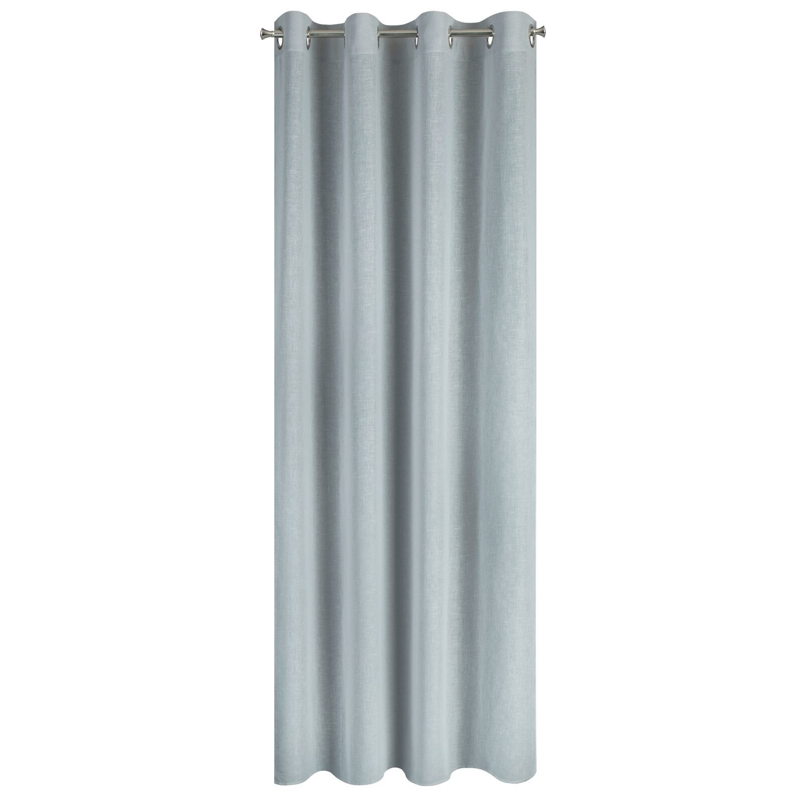 Perdea decorativa cu inele metalice, PAOLA 140x250 cm, Eurofirany, Gri