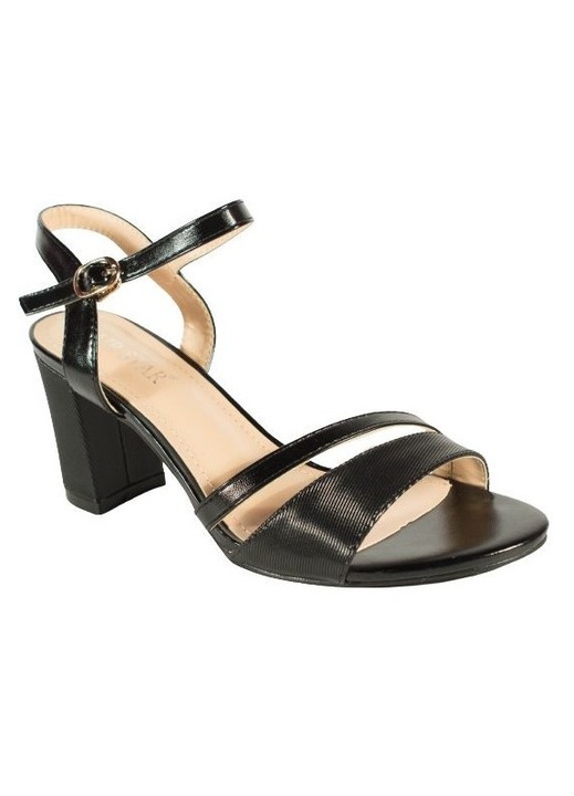 Sandale Elegante negre cu gel 525110, 39 EU