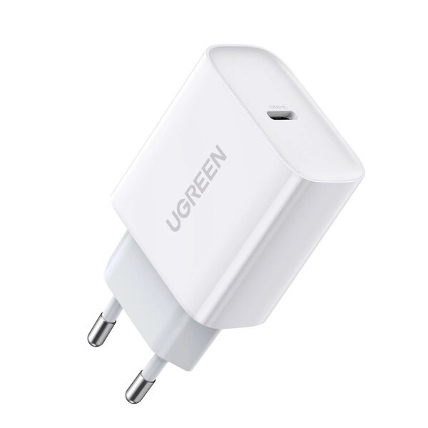 Incarcator USB-C de 20W, cu functia Fast Charge, QC 4.0, Ugreen, White