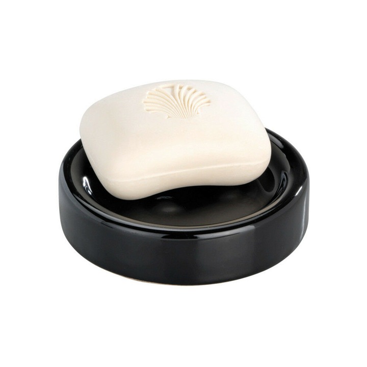 Wenko Polaris kerámia szappantartó fekete - 194003