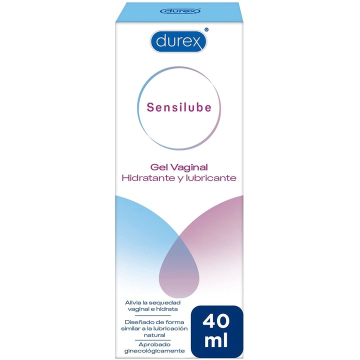 Lubrifiant pe baza de apa, Durex Sensilube, 40 ml