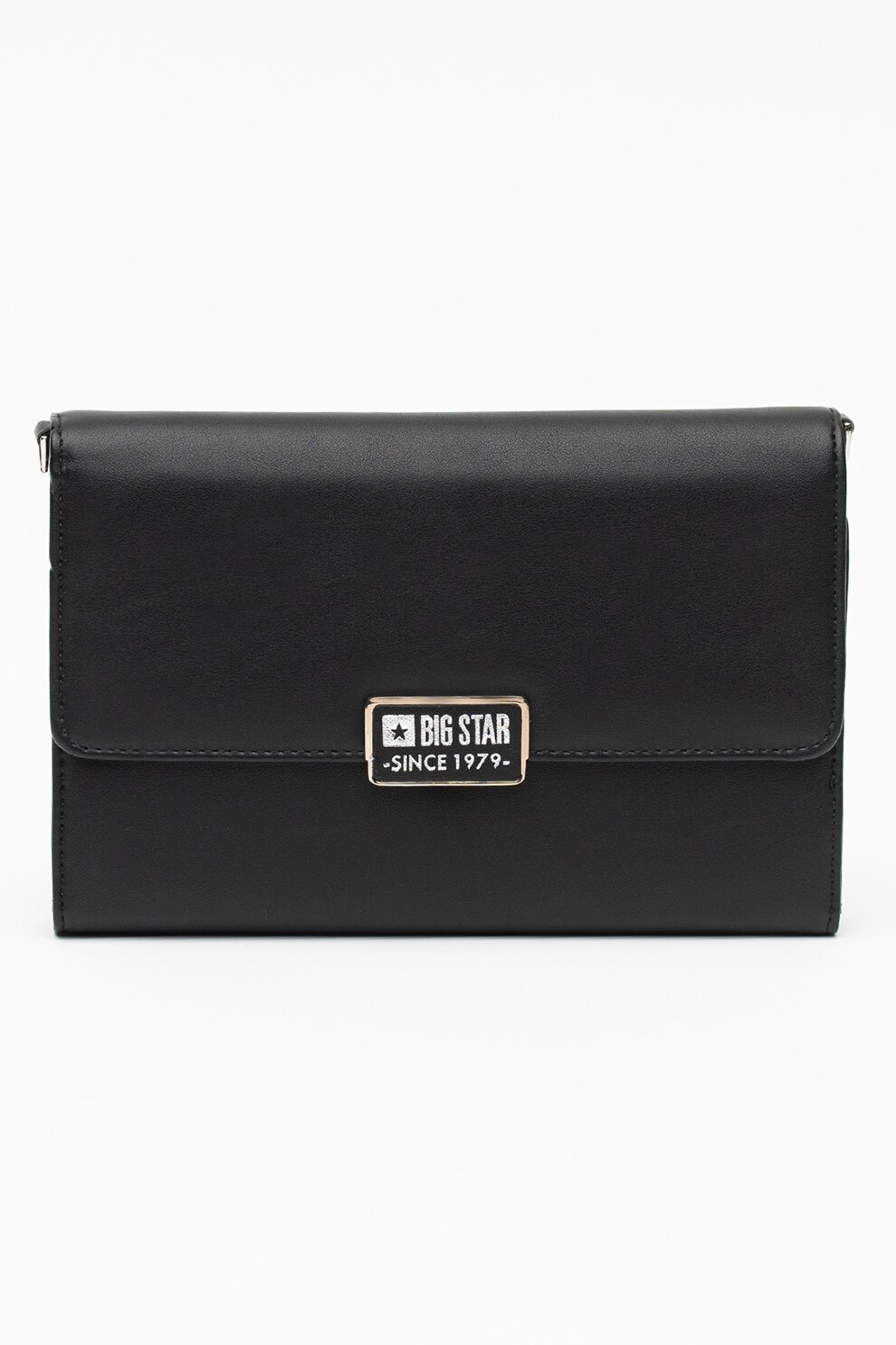 Big Star, Geanta crossbody din piele ecologica, Negru