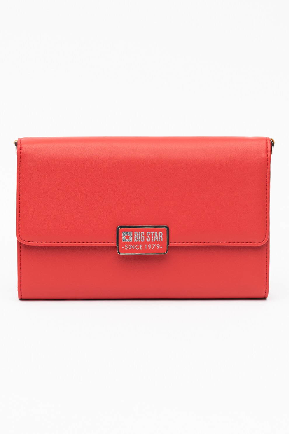 Big Star, Geanta crossbody din piele ecologica, Tomato