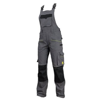 Salopeta Urgent S2, Bumbac/Elastan, Gri/Negru, 54 Salopeta Urgent S2, Bumbac/Elastan, Gri/Negru, 54