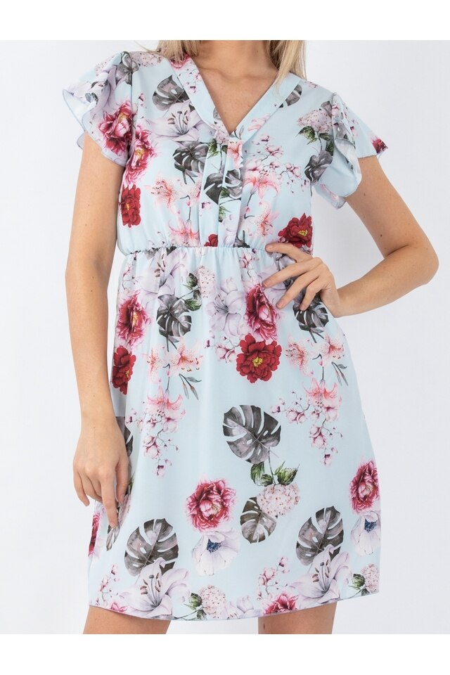 Rochie Dama Josepha Bleu, marime universala