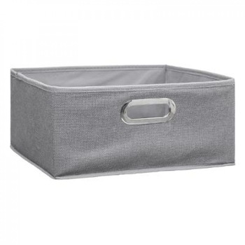 Cutie depozitare, Five, pliabila, carton, gri deschis, 15 x 31 x 31 cm Cutie depozitare, Five, pliabila, carton, gri deschis, 15 x 31 x 31 cm