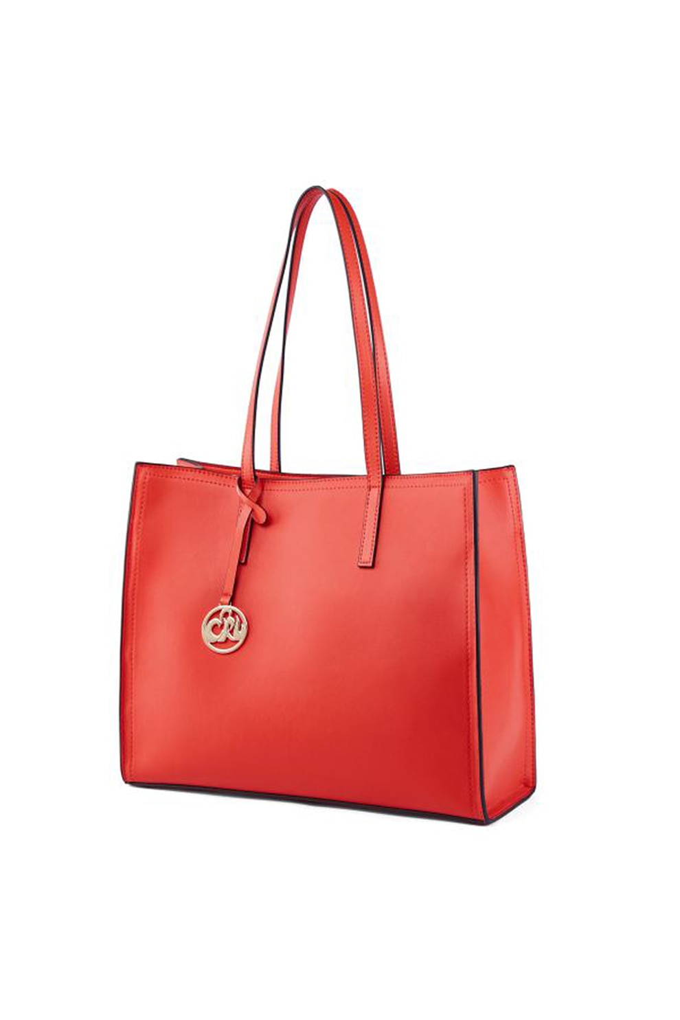 C'iel, Geanta shopper de piele Casey, Corai