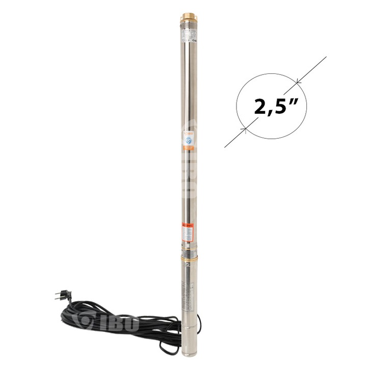Pompa submersibila de 2.5" ( 63.5 mm ) rezistenta la nisip, IBO 2.5STM24, 20 m cablu