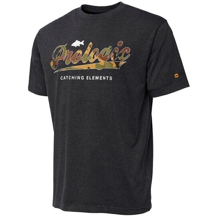 Tricou ProLogic Camo Logo Gri Melange Marime XL