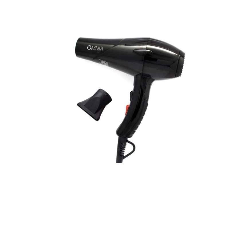Uscator de par, OMNIA, negru, 1600W