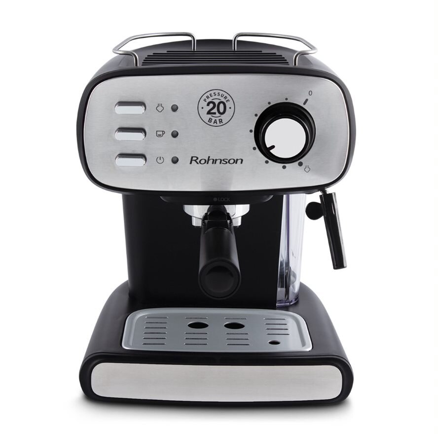 Espressor cafea Rohnson R984, 20BAR, putere 850W, 1.2L, sistem ERP