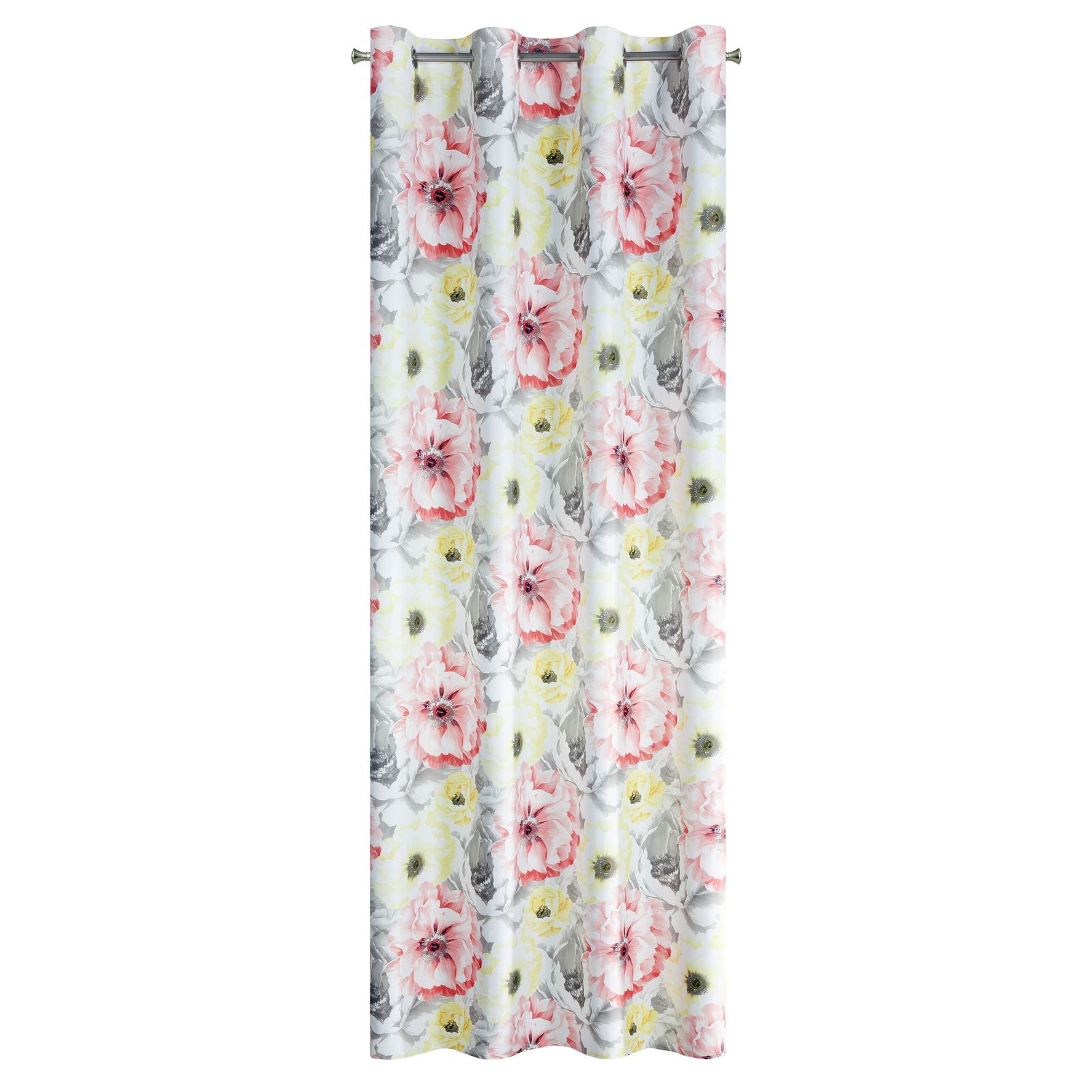 Perdea decorativa cu inele metalice, ELODIA 140x250 cm, Eurofirany, Multicolor