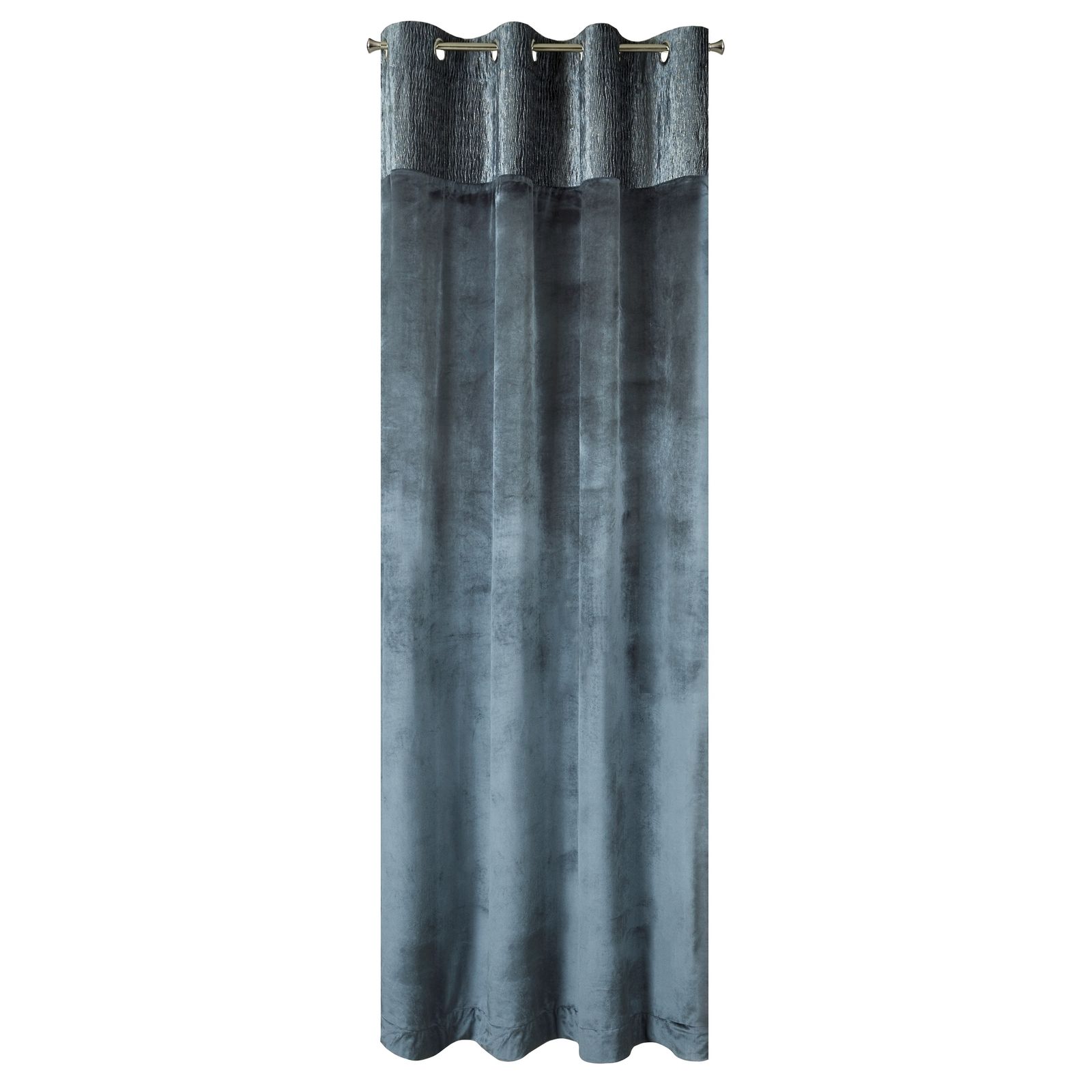 Perdea decorativa cu inele metalice, EVELYNE 140x250 cm, Eurofirany, Gri