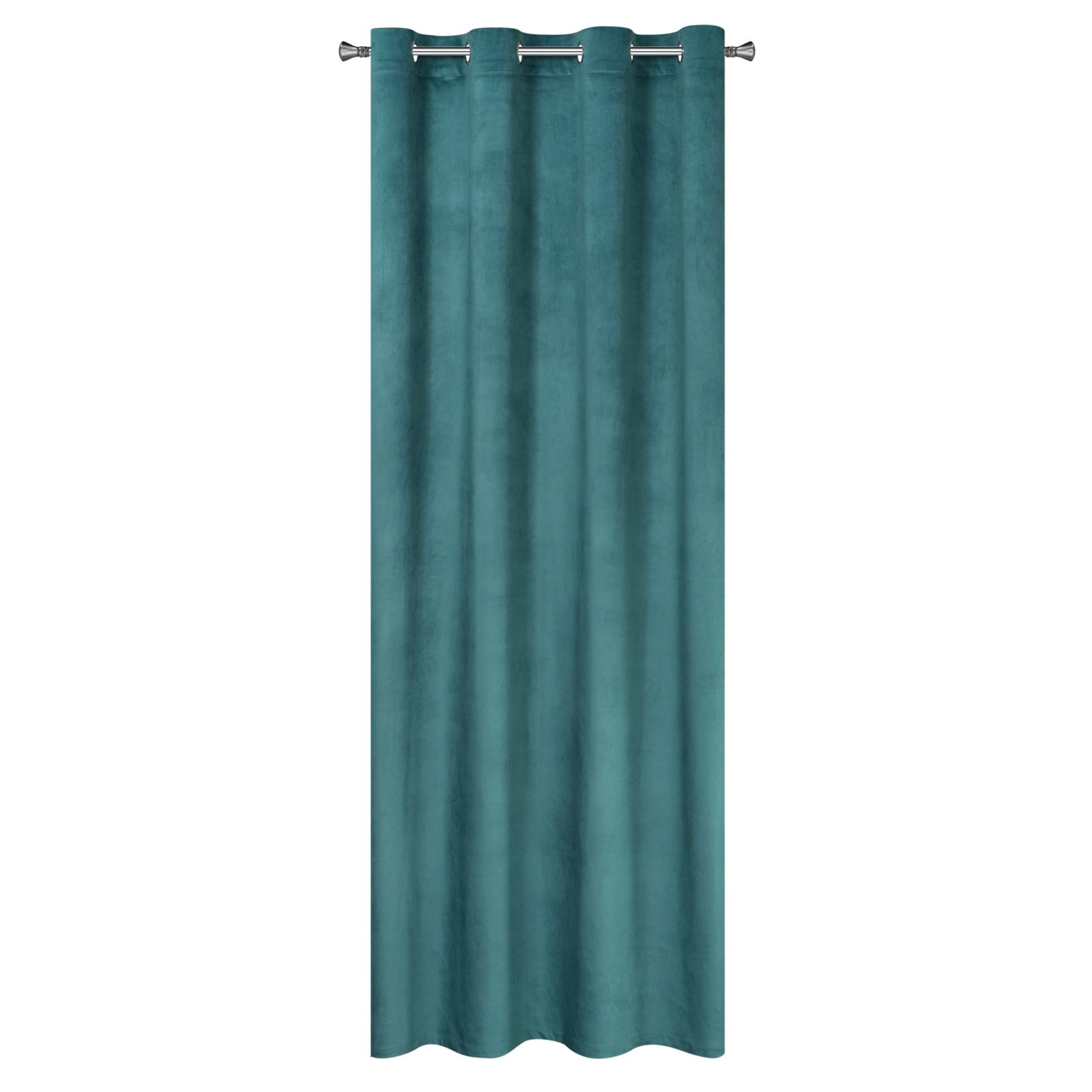Perdea decorativa cu inele metalice, FARGO 140x250 cm, Eurofirany, Turcoaz