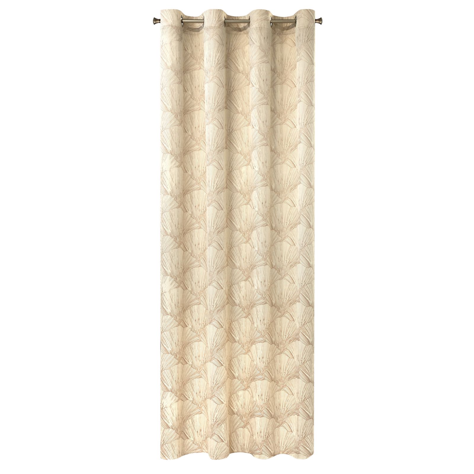 Perdea decorativa cu inele metalice, GOJA 140x250 cm, Eurofirany, Crem