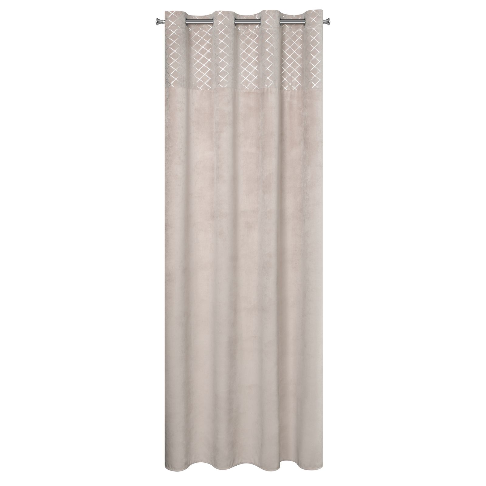 Perdea decorativa cu inele metalice, HAZEL 140x250 cm, Eurofirany, Bej