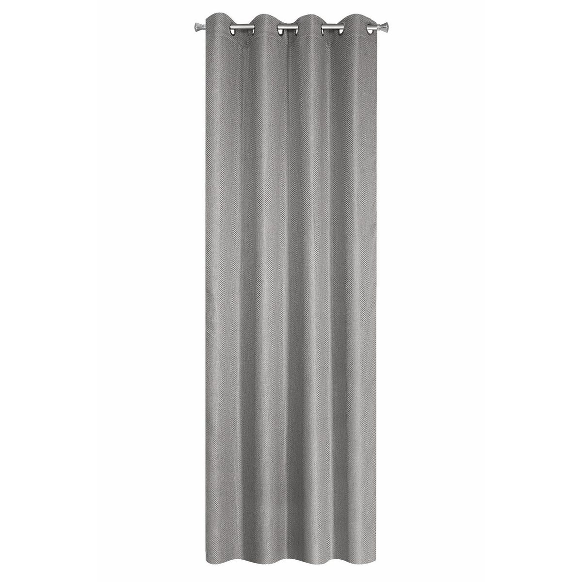 Perdea decorativa cu inele metalice, JACK 140x250 cm, Eurofirany, Argintiu