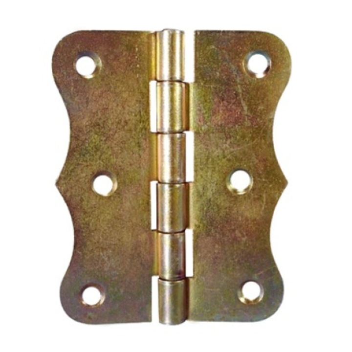 Csuklópánt díszes 80 x 63 / 1,5 mm horganyzott (ET)