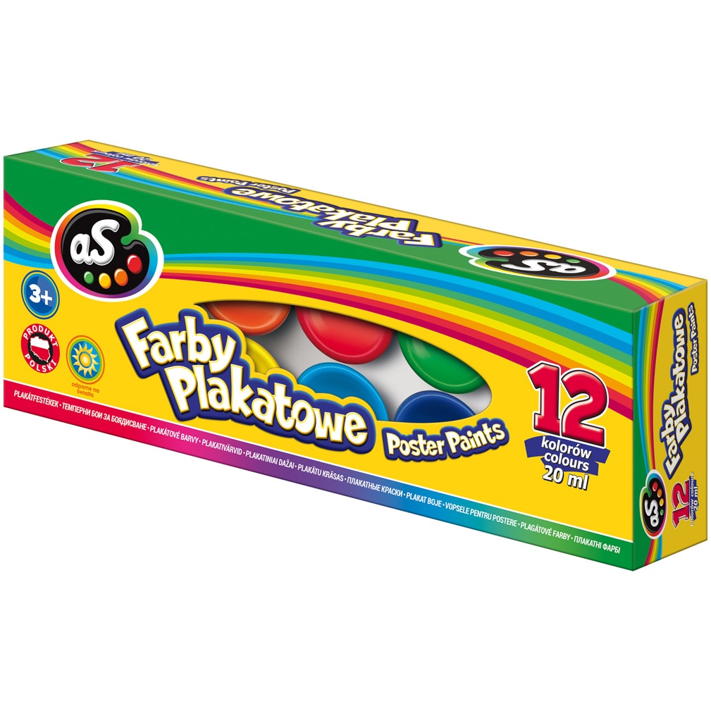 Tempera scolara Astra 20ml 12 culori