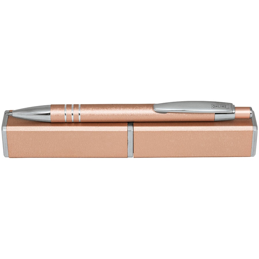 Pix cu mecanism Graphite Online corp aluminiu rose in etui