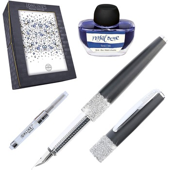 Set Online Crystal Celebrites Swarovski argintiu cutie Set Online Crystal Celebrites Swarovski argintiu cutie