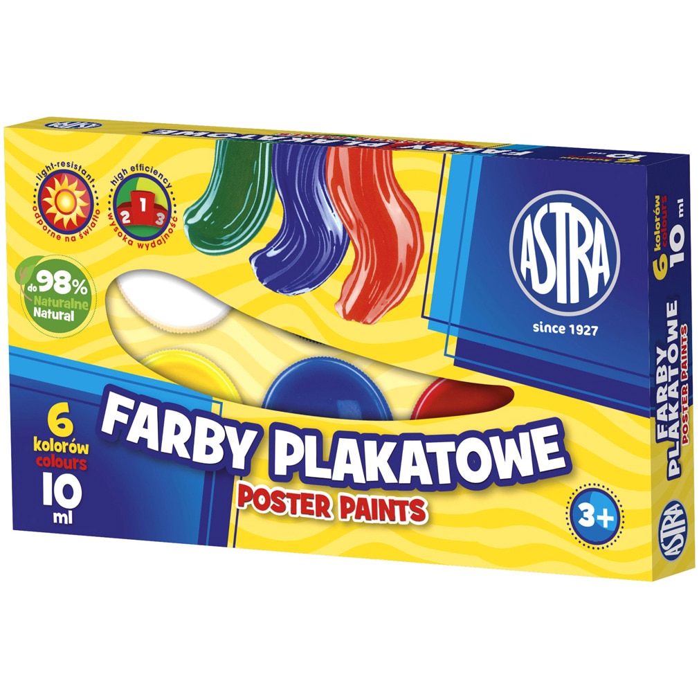 Tempera Astra 10ml 6 culori