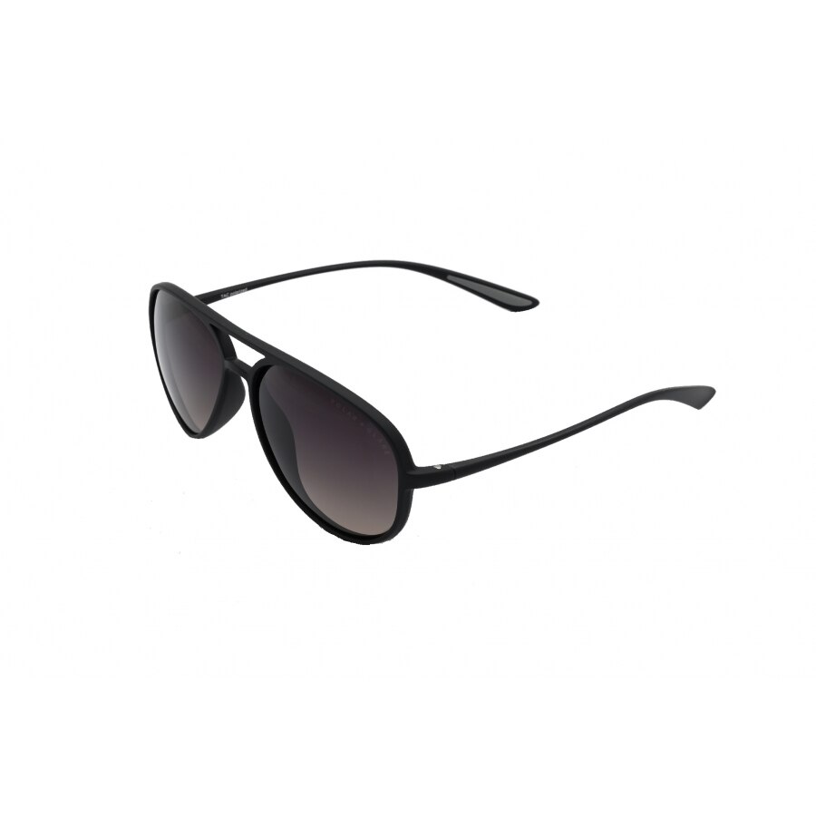 Ochelari de soare polarizati PolarGlare Sun PG 6027-A, Dimensiuni 58-15-145, Lentila degrade, Negru, Unisex, Gate Optic®