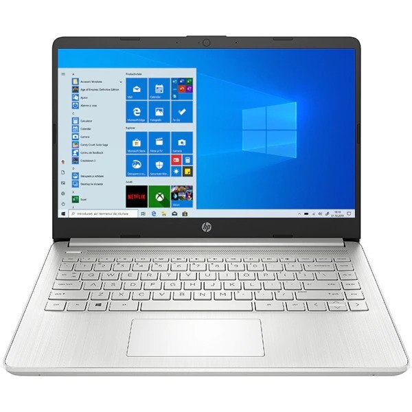 Laptop HP 14s-fq0001nq, AMD Ryzen 5 4500U pana la 4.0GHz, 14