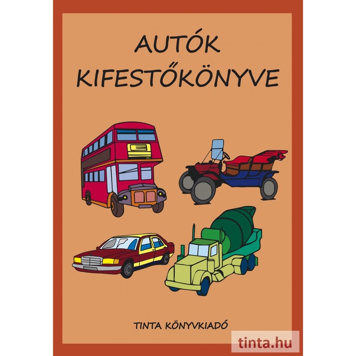 Autók kifestőkönyve