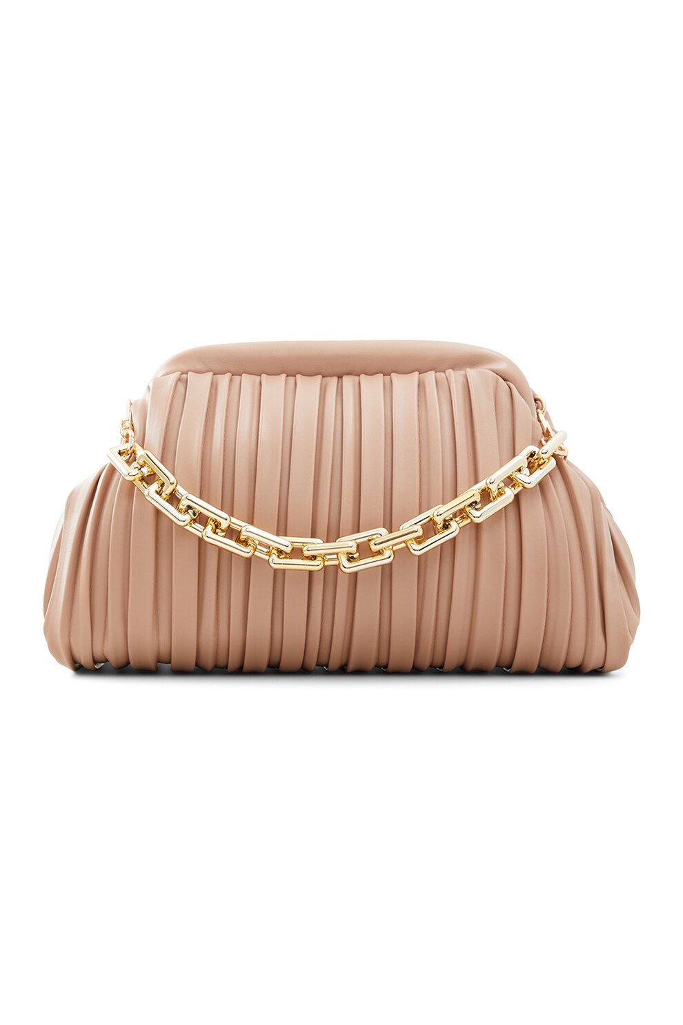 Aldo, Geanta de piele ecologica cu bareta detasabila Aerrassa, Bej