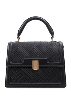 Aldo, Geanta de piele ecologica cu aspect matlasat Cynad, Negru Aldo, Geanta de piele ecologica cu aspect matlasat Cynad, Negru