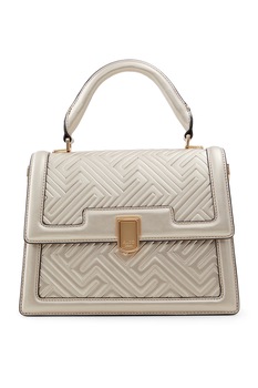 Aldo, Geanta de piele ecologica cu aspect matlasat Cynad, Auriu deschis Aldo, Geanta de piele ecologica cu aspect matlasat Cynad, Auriu deschis