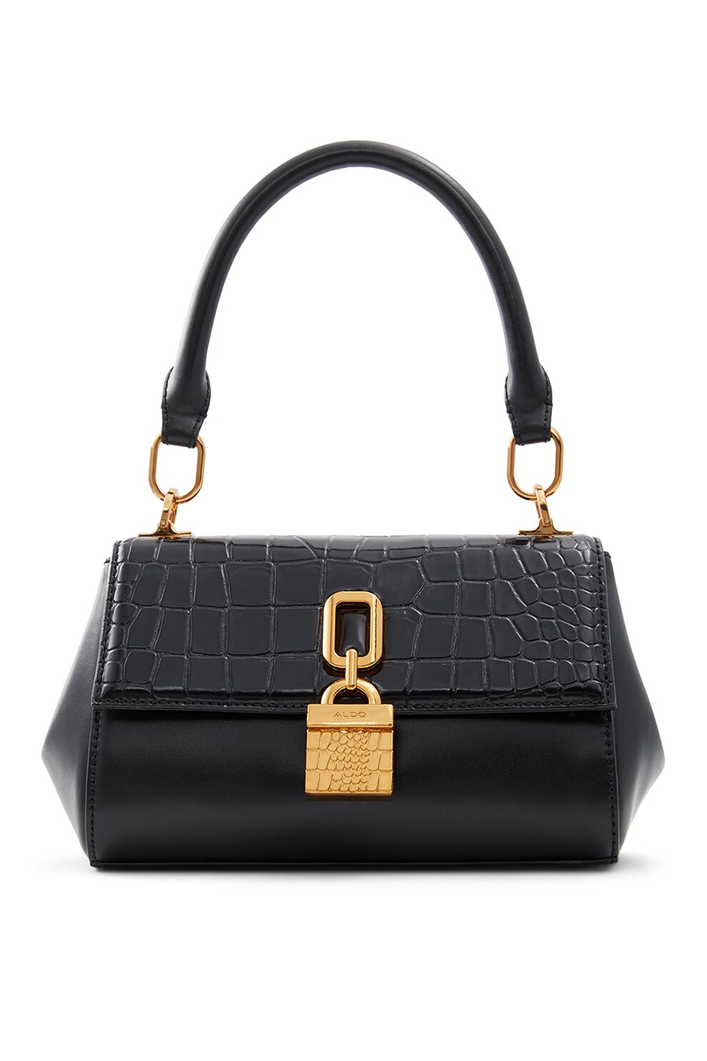 Aldo, Geanta crossbody din piele ecologica Gwardossi, Negru