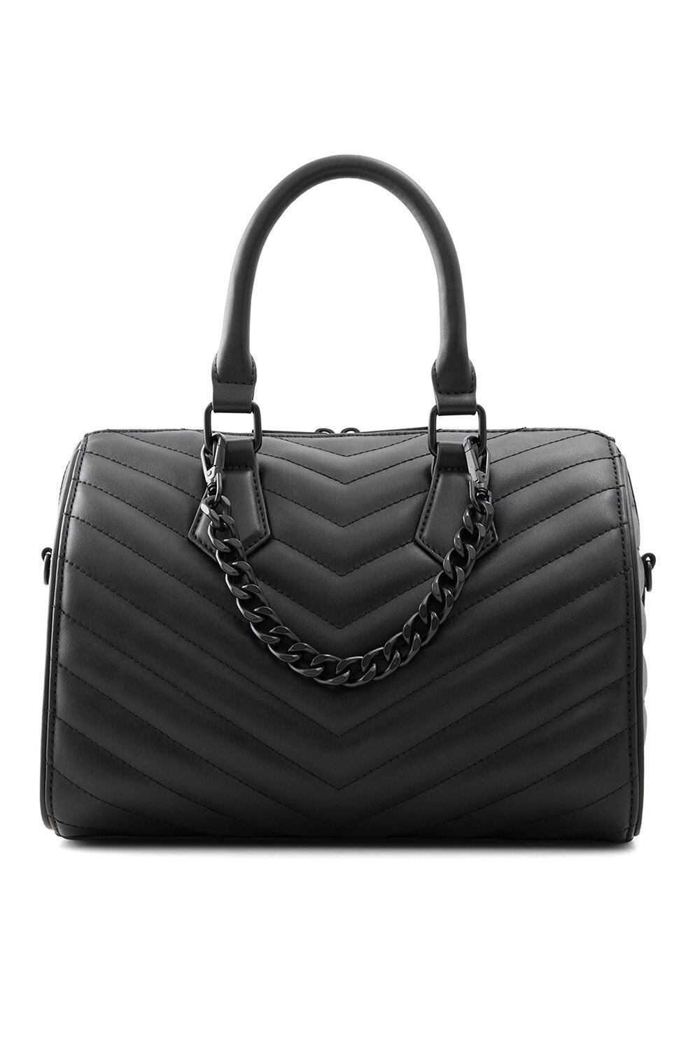 Aldo, Geanta bowler cu aspect matlasat Kedauldan, Negru