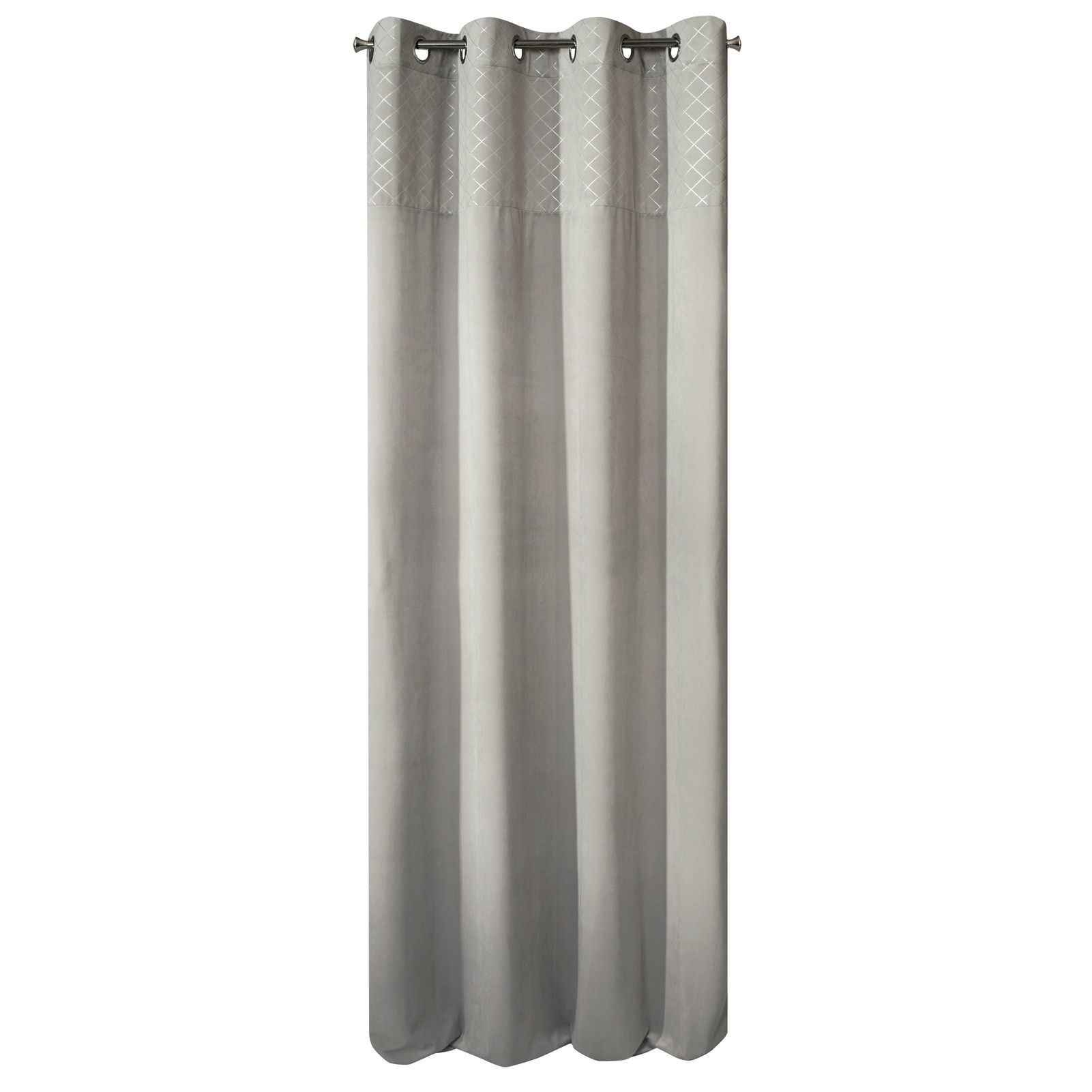 Perdea decorativa cu inele metalice, KARINA 140x250 cm, Eurofirany, Gri