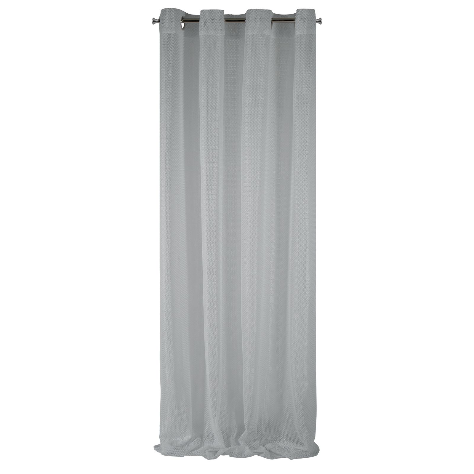 Perdea decorativa cu inele metalice, MAGGIE 140x250 cm, Eurofirany, Gri