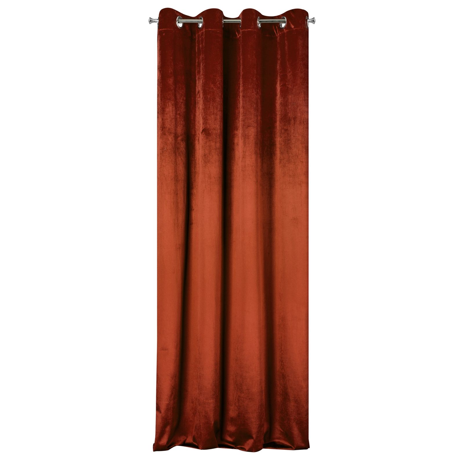 Perdea decorativa cu inele metalice, SARAH 140x250 cm, Eurofirany, Portocale