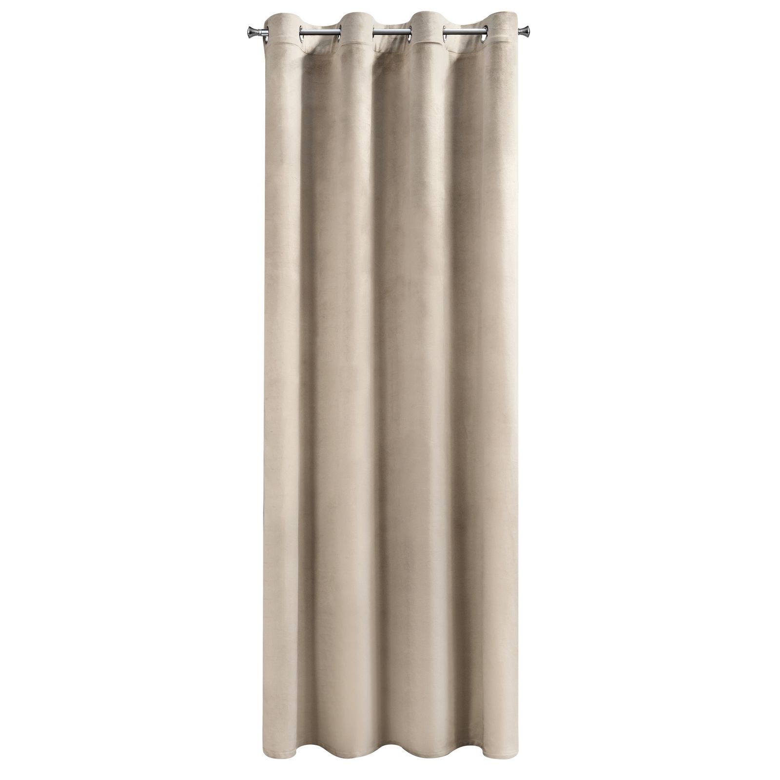 Perdea decorativa cu inele metalice, MELANIE 140x250 cm, Eurofirany, Bej