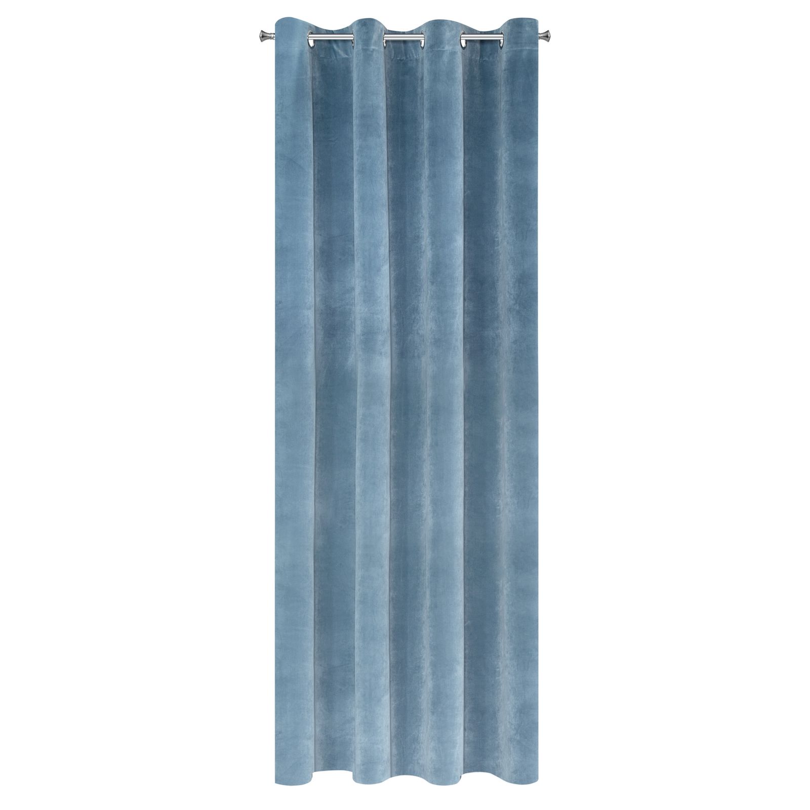 Perdea decorativa cu inele metalice, VILLA 140x250 cm, Eurofirany, Albastru