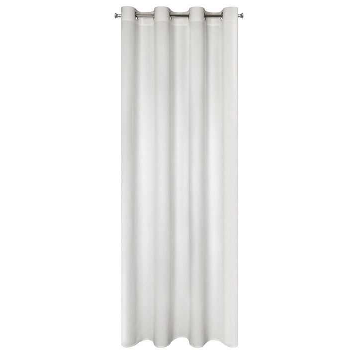 Milo bársony sötétítő függöny Fehér 140x250 cm