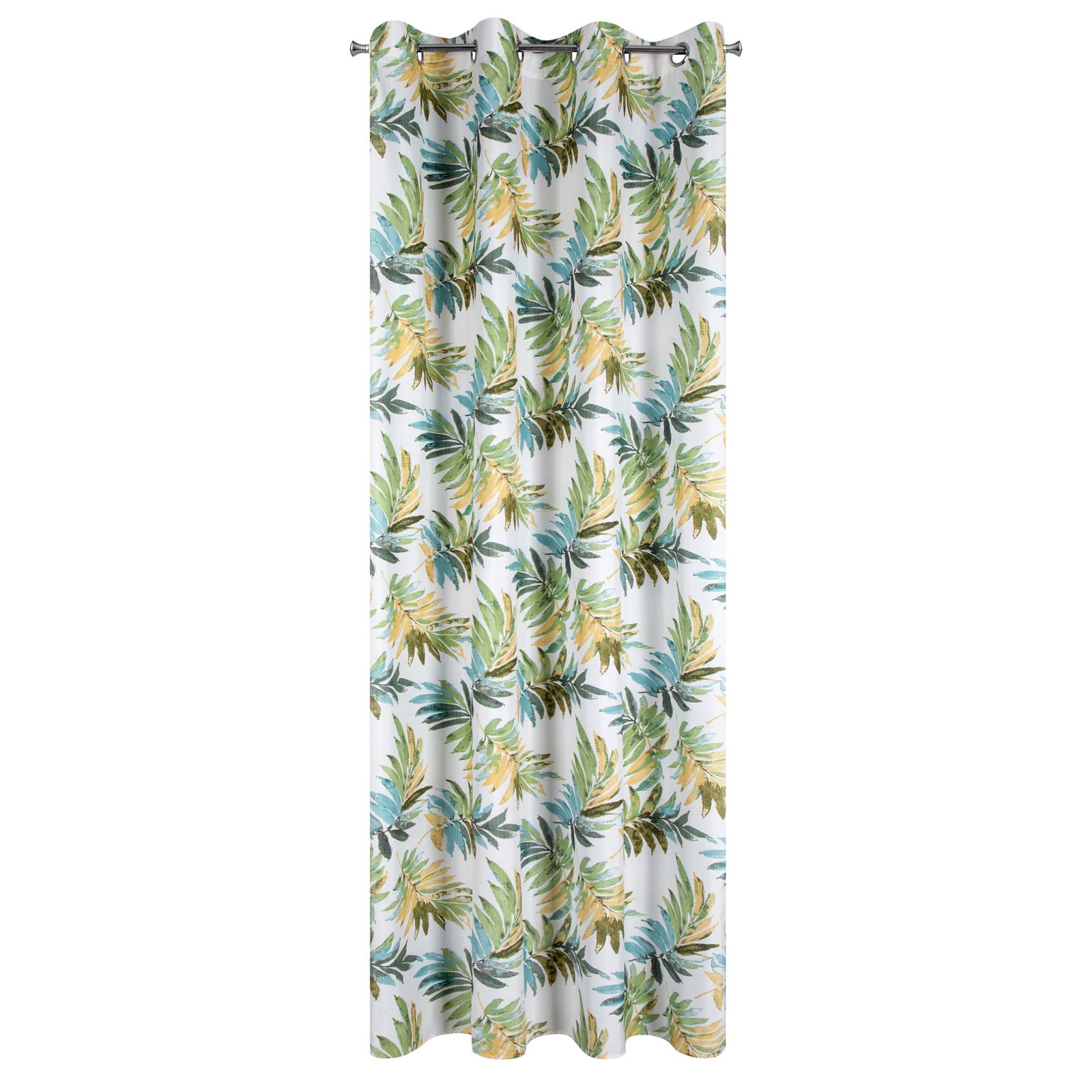 Perdea decorativa cu inele metalice, SABRINA 140x250 cm, Eurofirany, Verde