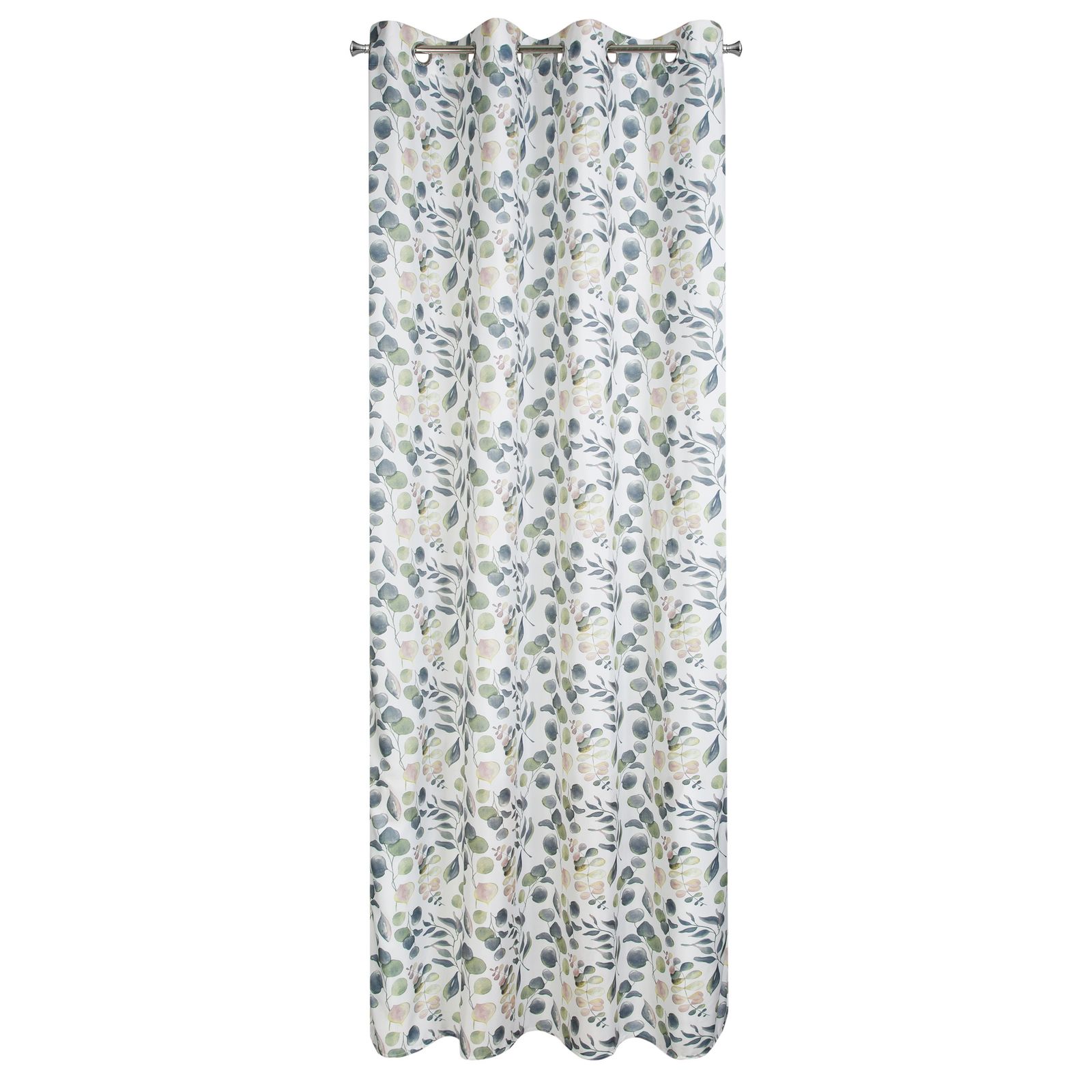 Perdea decorativa cu inele metalice, ROSALI 140x250 cm, Eurofirany, Alb/ Werde