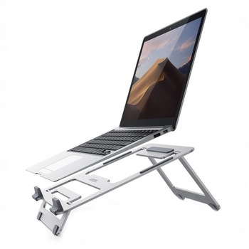 Stand din aluminiu reglabil pentru laptop, 10 - 16 inch, Ugreen, Silver Stand din aluminiu reglabil pentru laptop, 10 - 16 inch, Ugreen, Silver