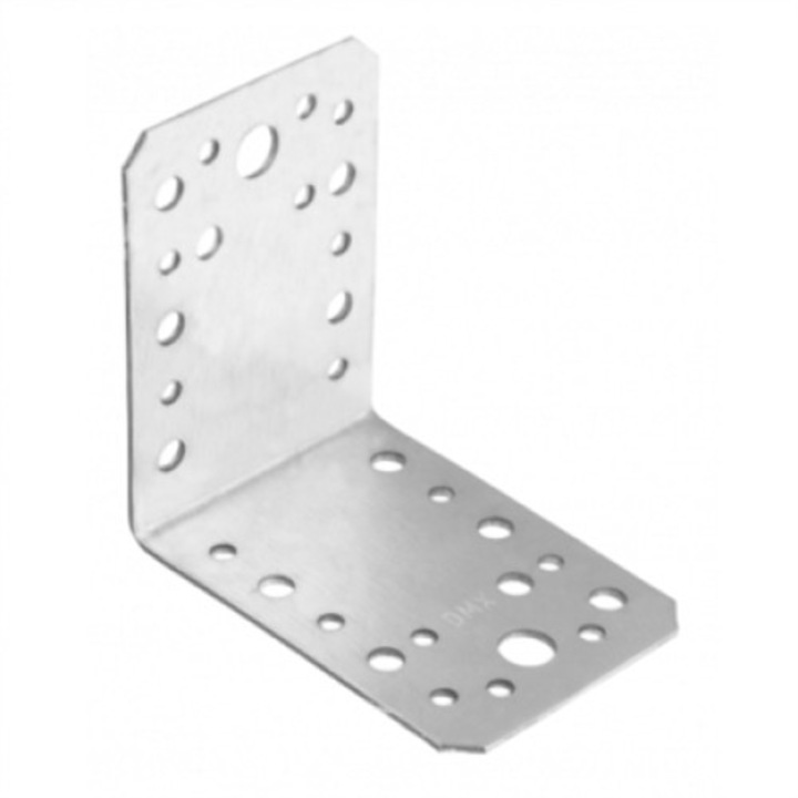 Sarokösszekötő lemez 90 x 90 x 65 / 2,5 mm horganyzott
