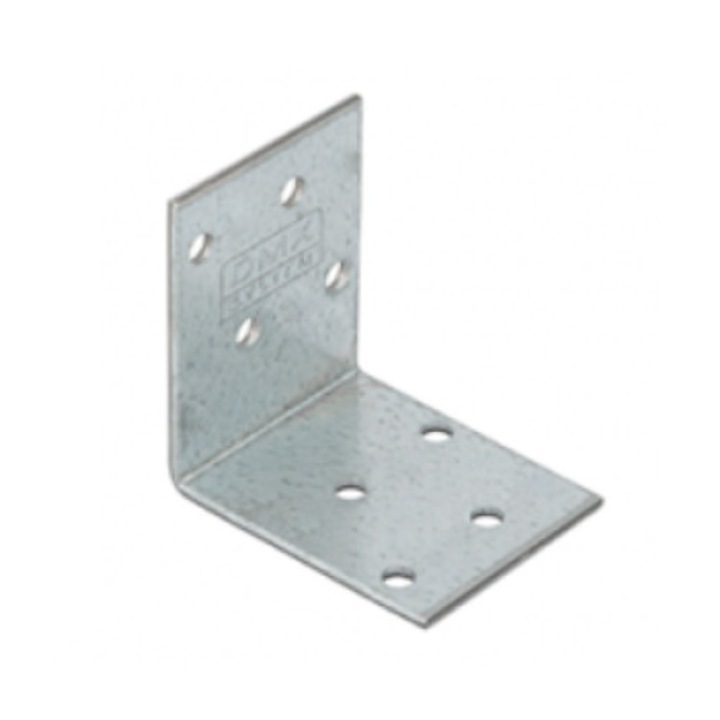 Sarokösszekötő lemez, perforált 50x50x40/2 mm