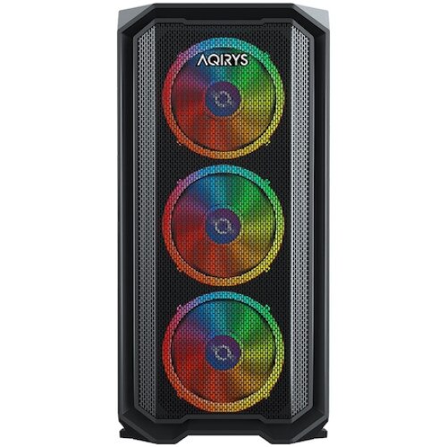 Sistem Destkop PC Gaming WEZEN cu procesor AMD Ryzen 7 2700X pana la 4.3 GHz, 16 GB DDR4, 2 TB SSD, GeForce® RTX 2060 6GB GDDR6, Microsoft Windows 10 Pro